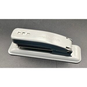 Vtg Swingline CUB Stapler Gray Metal MCM Office Industrial USA 5.25" Office‎